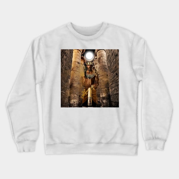 EKWENSU / KHONSU / KHENSU By SIRIUS UGO ART Crewneck Sweatshirt by uchenigbo